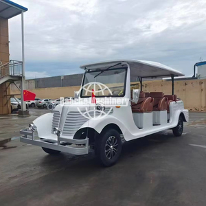 El más nuevo Mini carrito de golf eléctrico Sighseeing Car Diseño único Classic Vintage 4-17 asientos Batería de plomo ácido 60 km/h Velocidad máxima - Product Image 1