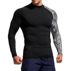 Nouvel arrivage de Rash Guard de haute qualité pour hommes vente en gros de Rash Guard pour hommes au design personnalisé - Product Image 2