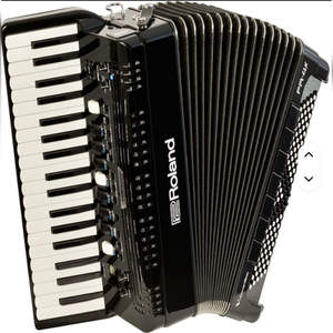 AUTHENTIC QUALITY 100% V-<b>Accordion</b> FR-8X Black Electronic <b>Accordion</b> - Product Image 3