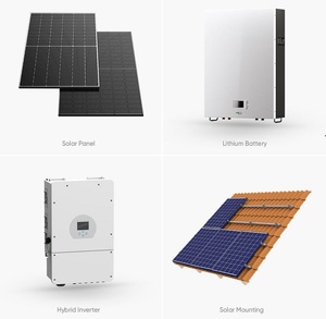 El Mejor Sistema de Energía Solar Híbrido Completo, Trifásico, 5KW, 8KW, 10KW, 48V, Sistema de Paneles Solares Híbridos Conectados a la Red y Fuera de la Red para el Hogar - Product Image 6
