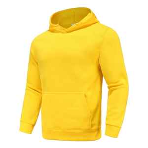 Sweat à capuche pour homme en molleton 100% de haute qualité, respirant, avec poche, design brodé uni, 380g, tricoté à l'écran, idéal pour l'automne - Product Image 5