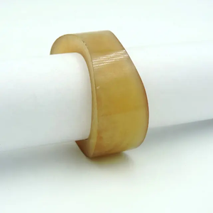 Khadim Handicrafts Resin Napkin Holder Rings for Table Decoration Ideal for Home Hotel Restaurant with Flower Design - Product Image 3