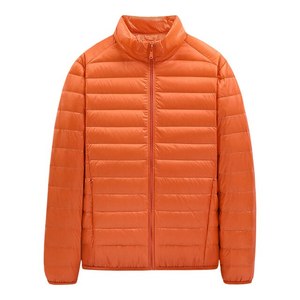 Chaqueta de Invierno Acolchada Personalizada al por Mayor para Hombre, Tela de Lona, Cuello Alto, Logotipo Frontal, Ecológica y de Secado Rápido - Product Image 1