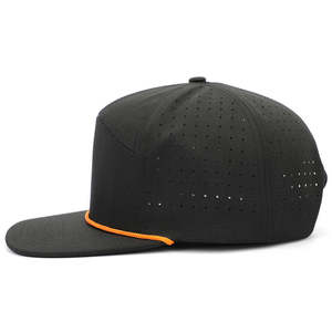 Dernier classique oem personnalisé étanche laser perforé 6 panneau respirant camionneur baseball snapback hydro casquette chapeau utilisation sportive - Product Image 4