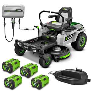TOUT NOUVEAU AUTHENTIQUE Tondeuse autoportée à rayon de braquage zéro Power Z6 ZT4204L 42 pouces 56V avec batterie, chargeur et quatre batteries de 10,0 Ah - Product Image 1