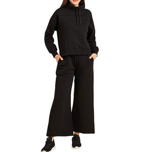 <b>Low</b> MOQ Winter 100% Cotton Women Tracksuits for Adults-Breathable Fleece Quick Dry Outdoor Wear - Product Image 1