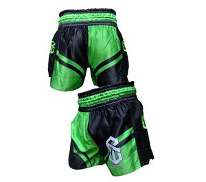 Shorts de Muay Thai unisexe 100% polyester, design personnalisé, confortables, mi-longs, sportifs, écologiques, respirants, anti-plis, OEM - Product Image 6