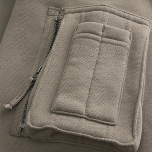 Personalizar Oem Logo Ropa deportiva Bordado Imprimir Hombres Sudadera con capucha Estilo cargo Manga Bolsillo Sudadera con capucha - Product Image 5