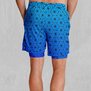 La coutume a imprimé des shorts de sublimation d'hommes à vendre/les nouveaux shorts de sublimation faits sur commande respirables d'hommes respirables avec l'OEM - Product Image 2