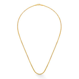 Chaîne en laiton plaqué or Nebula Link avec perles d'eau douce et accents de zircon - Product Image 2