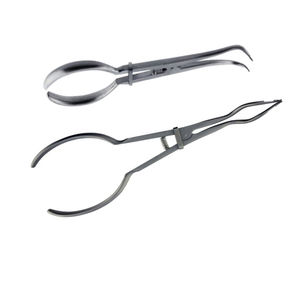 คีมหนีบยางทางการแพทย์ทำจากสเตนเลสสตีลแบบใช้ซ้ำได้ได้รับการรับรอง CE แบบมืออาชีพพร้อมโลโก้ออกแบบได้ตามต้องการ - Product Image 4