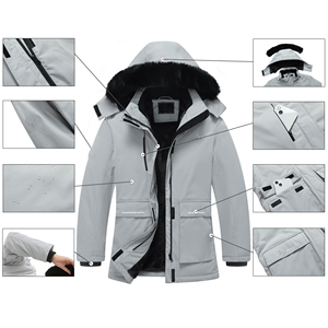 Custom Men's Waterproof Jackets Outdoor Adventure Hiking <b>Camping</b> Windproof Breathable Quick Drying Hard Shell Jacket <b>Windbreaker</b> - Product Image 5