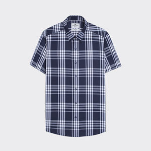 Chemise décontractée rayée pour homme Aristino, 50% bambou 50% polyester, non-tissé, teint en pièce, manches longues, 220g, délai d'échantillon de 7 jours - Product Image 1