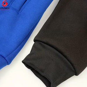 Sweat à capuche zippé à manches longues respirant pour l'hiver, logo personnalisé, séchage rapide, décontracté, homme, 2 pièces, 100% coton polaire, best-seller - Product Image 5