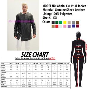 Abrigo de invierno sin cuello de cuero genuino de piel de oveja de calidad superior para hombre, transpirable y elegante diseño de calle principal - Product Image 6