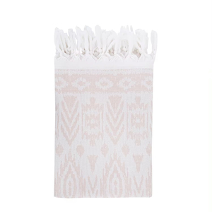 Serviette de bain et de plage MS Home 100% coton Fouta, séchage rapide, anti-sable, Peshtemal jetable avec broderie, toutes saisons - Product Image 1