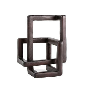Affordable Price Aluminium Sculpture Unique Design Black Color Decorative <b>Ornament</b> Use for Office Decoration 2025 - Product Image 1
