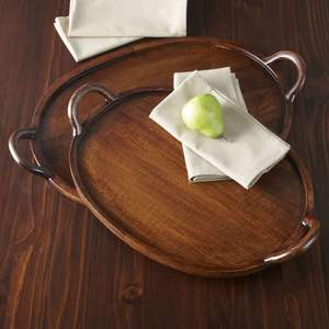 Plateaux ronds en bois durables Craft Valley avec options personnalisables pour le service hôtelier, aspect sophistiqué et intemporel - Product Image 5