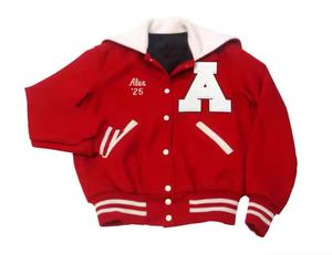 Top qualité hiver en plein air collège sport hommes vestes et manteau coton Letterman Bomber Baseball Varsity veste homme - Product Image 6