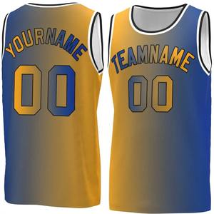 Maillot de basket-ball personnalisé, uniforme avec nom et numéro d'équipe, gilet de sport respirant personnalisé pour hommes/jeunes - Product Image 1