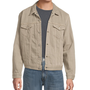 Veste en jean pour homme, style streetwear, fabriquée sur mesure, pour l'hiver, temps frais, fournisseur de vêtements streetwear, veste en jean de haute qualité pour homme - Product Image 1