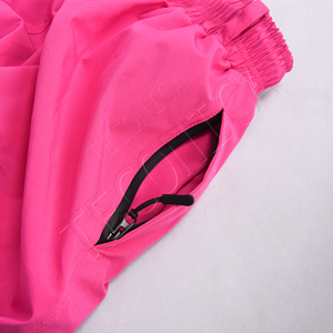 Pantalones de Nieve Rosa Vibrante OEM con Aislamiento Térmico para Invierno, Ventilación Transpirable, Cintura con Cordón y Dobladillo Elástico para Esquí al Aire Libre - Product Image 4