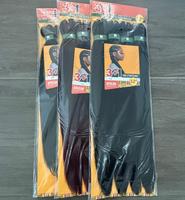 Extensions de tresses pré-étirées 4X, 52 pouces, 300g, pré-couchetées, style Afro Yaki, pour tresses Jumbo, en stock, direct usine