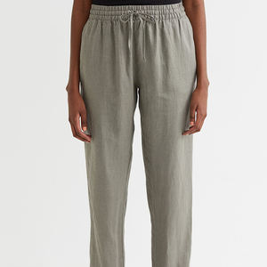 Pantalones de cintura alta para mujer, pantalón informal de punto de alta calidad, diseño personalizado, moda de invierno, nuevo - Product Image 3