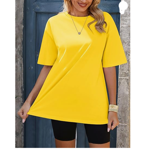 Ropa de gran tamaño, ropa deportiva para mujer, camisetas transpirables de manga corta para mujer, camisetas transpirables personalizadas de alta calidad para mujer - Product Image 1