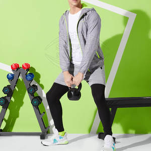 Chaqueta Deportiva de Alta Calidad para Hombre, Cuello Alto, Logotipo Frontal, Forro Interior Suave, Estilo Cortavientos, Ropa Deportiva Activa, Chaqueta de Invierno de Alto Rendimiento - Product Image 4