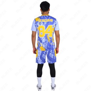 Tenue de football entièrement sublimée à faible MOQ |   Maillot de football personnalisé |   Vêtements de sport professionnels respirants et à séchage rapide pour équipes, vente en gros - Product Image 3