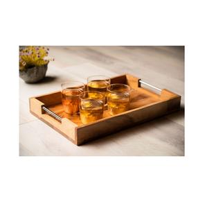 Plateau de service en bois et plateau de service en bois de fournisseur professionnel forme carrée et échantillon gratuit de produit Offre Spéciale - Product Image 4