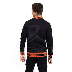 2024 nouveauté Letterman Premium classique bouton personnalisable Vintage Baseball université col montant veste pour l'hiver haut - Product Image 5