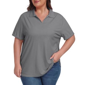 Quick Dry Plus Size <b>Polo</b> breathable lightweight <b>womens</b> <b>polo</b> <b>shirt</b> moisture wicking soft fabric casual active wear custom color - Product Image 1