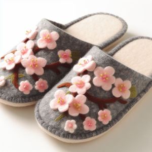 Scarpe Unisex in pelle per interni con soletta in lana e tomaia in pelliccia comode calzature in <span class=keywords><strong>feltro</strong></span> per l'inverno primavera estate - Product Image 2