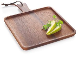Planche de service en bois rectangulaire avec poignée Décor de cuisine rustique Plateau en bois artisanal pour la préparation des aliments - Product Image 2