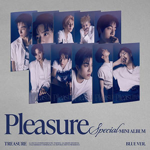 TREASURE - [ PLEASURE ] MINI ÁLBUM ESPECIAL (Versión AZUL) Álbum de KPOP Más Vendido en Corea - Product Image 3