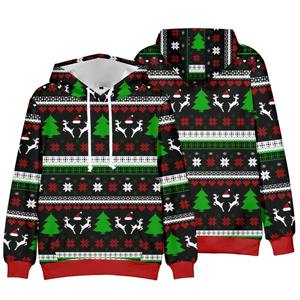 Sweats à capuche imprimés par sublimation 3D pour femme 2025 Nouveau pull respirant en coton personnalisé Sweats à capuche premium à épaules tombantes - Product Image 3