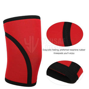 High Quality Custom Weightlifting Compression Neoprene <b>Knee</b> <b>Sleeves</b> Hot Sale High Elastic <b>Knee</b> <b>Sleeves</b> - Product Image 4