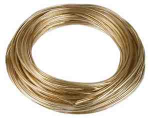 Stendibiancheria Cavetto in Ottone Plastificato Mm. 7 - Mt. 100 - Product Image 1