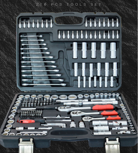 <span class=keywords><strong>1</strong></span>/4 "3/8" <span class=keywords><strong>1</strong></span>/<span class=keywords><strong>2</strong></span> "216pcs Đức Ratchet kết hợp ổ cắm công cụ Kit cờ lê Bộ dụng cụ cầm tay Bộ ổ cắm Bộ - Product Image 2