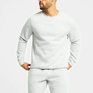 เสื้อสเวตเชิ้ตผ้าฟลีซคุณภาพสูง พิมพ์โลโก้ได้ น้ำหนักมาก ผ้าฝ้าย คอกลม แบบเรียบง่าย - Product Image 4