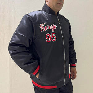 Blouson d'aviateur OEM de haute qualité pour hommes, blousons décontracté et coupe ajustée avec style baseball, vestes d'automne et d'hiver pour garçons - Product Image 2