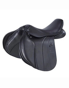 Silla de Montar para Caballo de Cuero Resistente y Multiusos con Estructura Robusta, Asiento Acolchado Suave y Soporte Confiable para Entrenamiento y Salto - Product Image 2