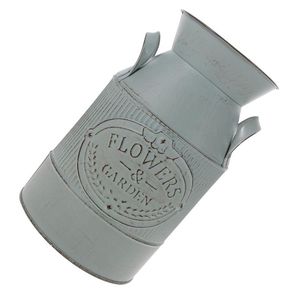 Florero de metal Premium Impresionante centro de mesa floral de hierro para bodas y decoración del hogar con acabado de doble tono - Product Image 3