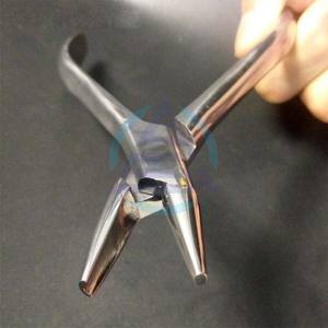 Alicates para formar bucles dentales de ortodoncia, instrumento de pico pequeño, Instrumentos dentales para doblar alambre duro de acero inoxidable Manual - Product Image 2