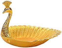 Pájaros Mesa única dorada Cuencos decorativos para servir Pájaros Diseñador Elegante Fruta seca Postre Fechas Servidor de chocolate Cuencos - Product Image 4