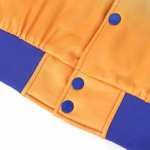 Chaqueta Universitaria de Satén Brillante con Cuello Alto y Logotipo Frontal de la Hermandad Sigma Gamma Rho, 100% Algodón - Product Image 2