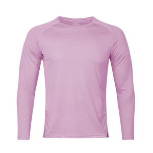 Custom Logo 100% Cotton <b>Long</b> Sleeve Oversize <b>Men's</b> T-Shirts Unisex Casual Wear Round Neck Streetwear Worsted - Product Image 1