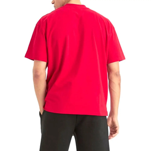 T-shirt streetwear coupe ample avec logo personnalisé pour homme, t-shirt décontracté et tendance de haute qualité pour homme, faible MOQ - Product Image 2